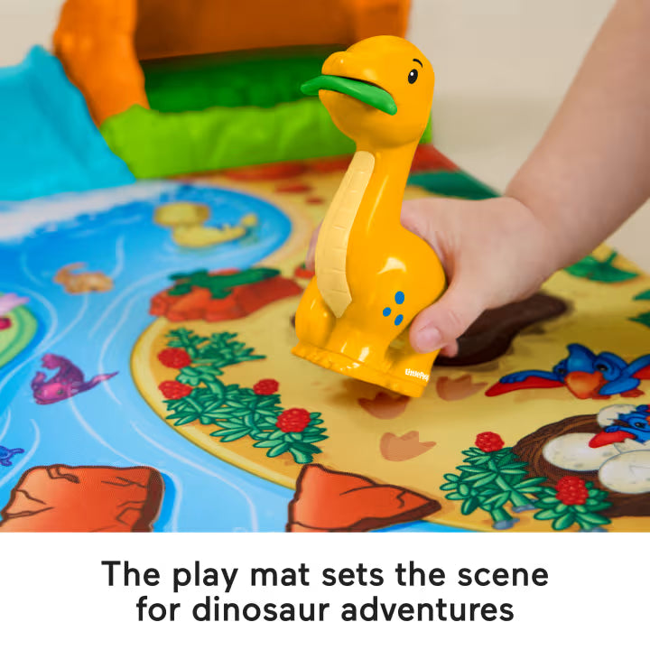 Fisher Price Little People Dinosaur Village & Playmat
