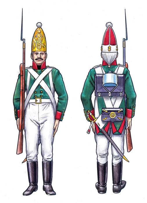 Italeri Russian Grenadiers (50 Figures) 1:72 Scale