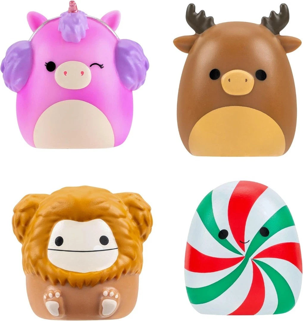 Squish-a-long Christmas Clip-a-longs 4 Pack S2