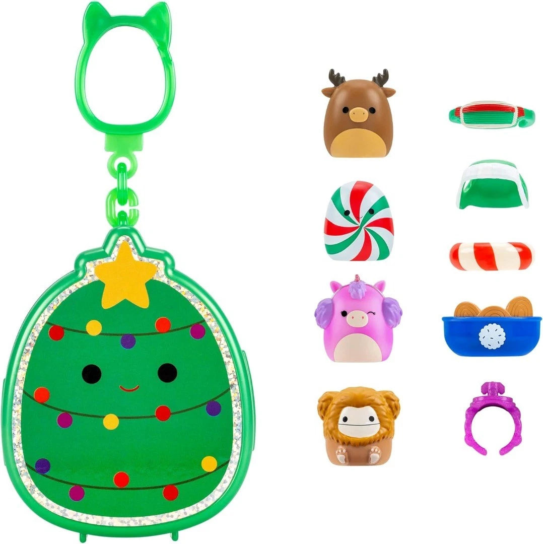 Squish-a-long Christmas Clip-a-longs 4 Pack S2