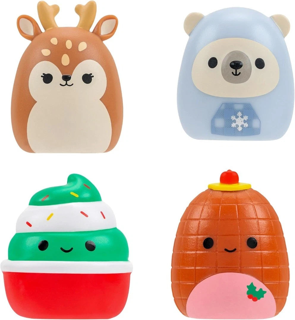 Squish-a-long Christmas Clip-a-longs 4 Pack S1