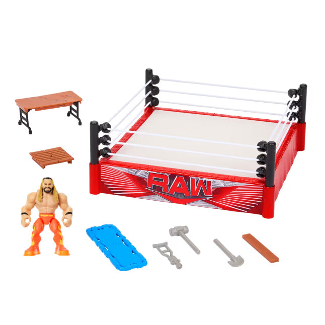 WWE Knuckle Crunchers Rebound Ring Playset