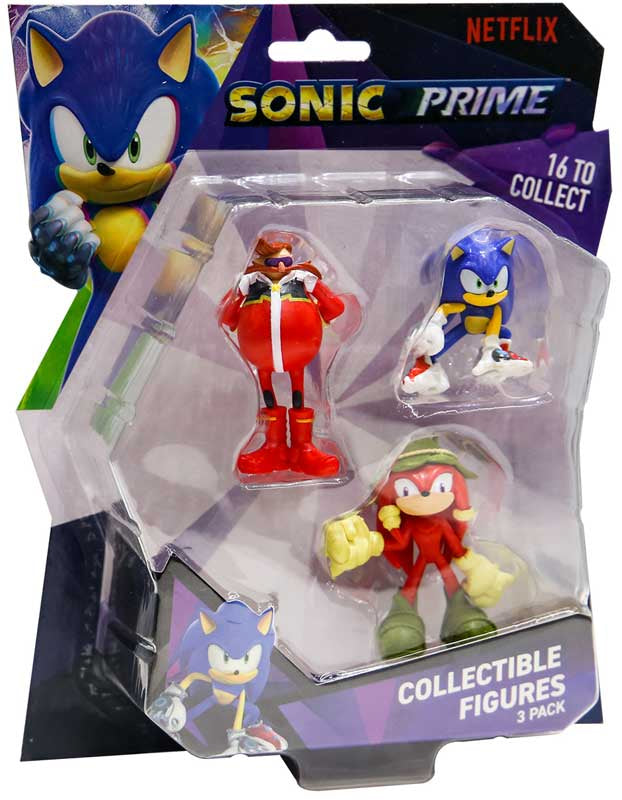 Sonic Prime Collectible Figure 3 Pack