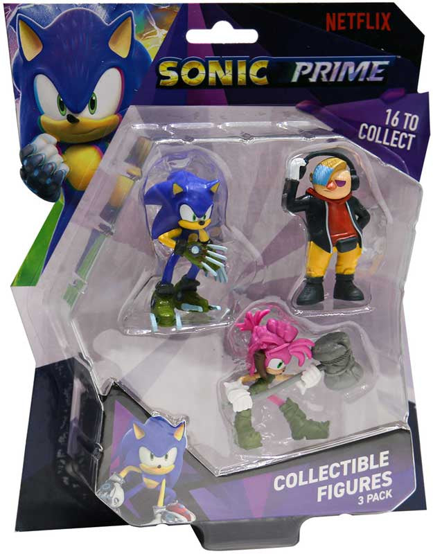 Sonic Prime Collectible Figure 3 Pack