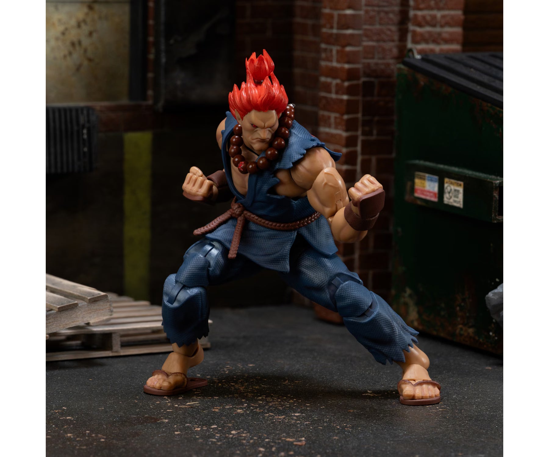 Jada Street Fighter II Akuma 6" Action Figure