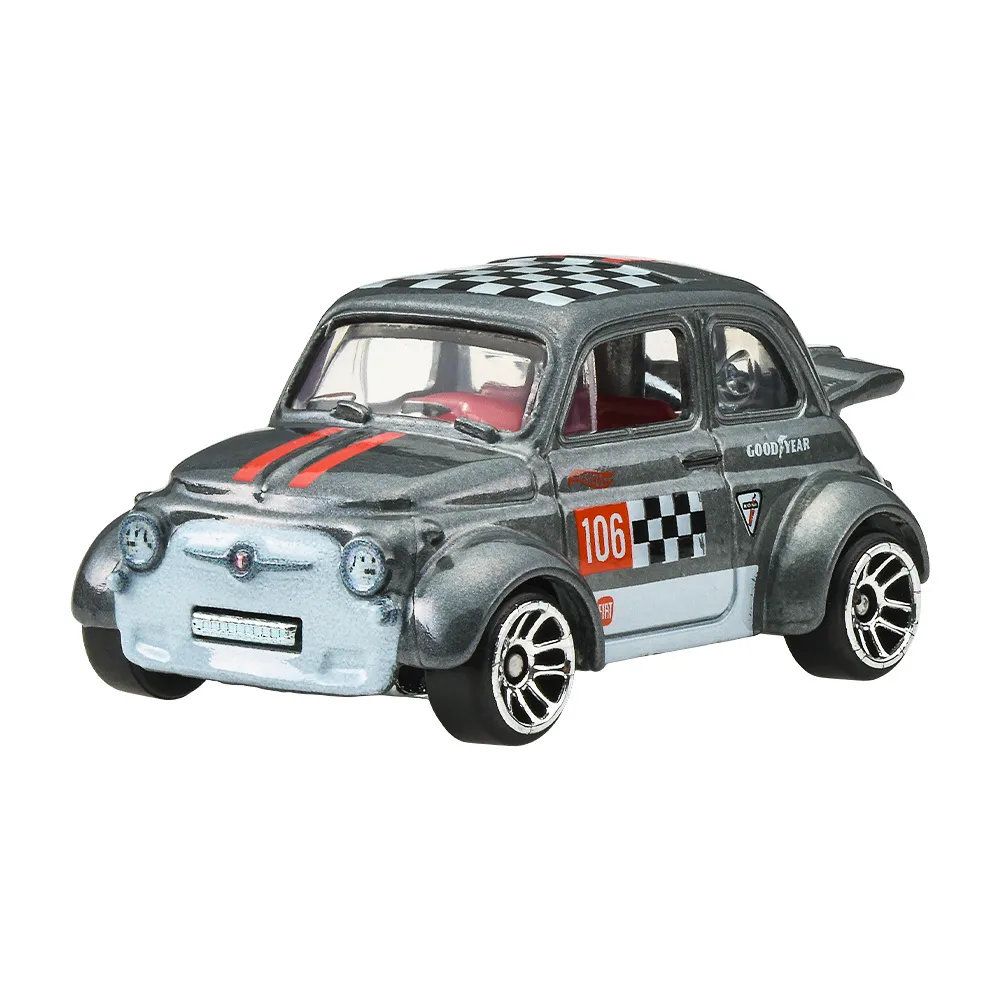 Hot Wheels Silver Summit Surge 60s Fiat 500D Modificado