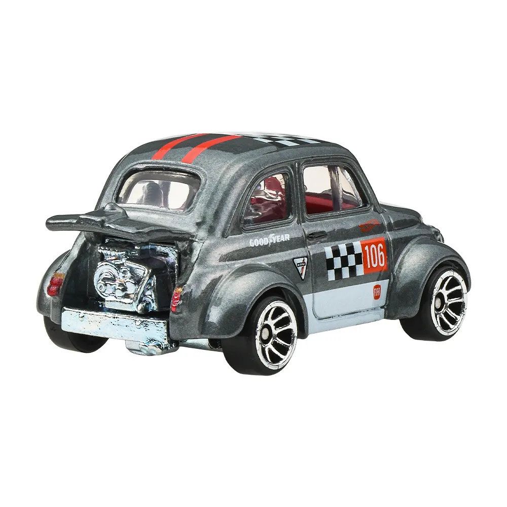 Hot Wheels Silver Summit Surge 60s Fiat 500D Modificado
