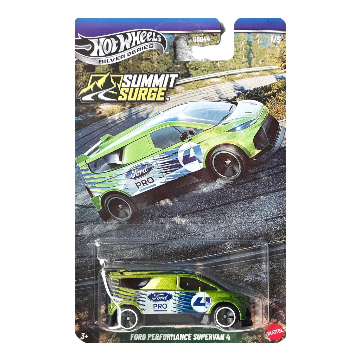 Hot Wheels Silver Summit Surge Ford Performance Supervan 4