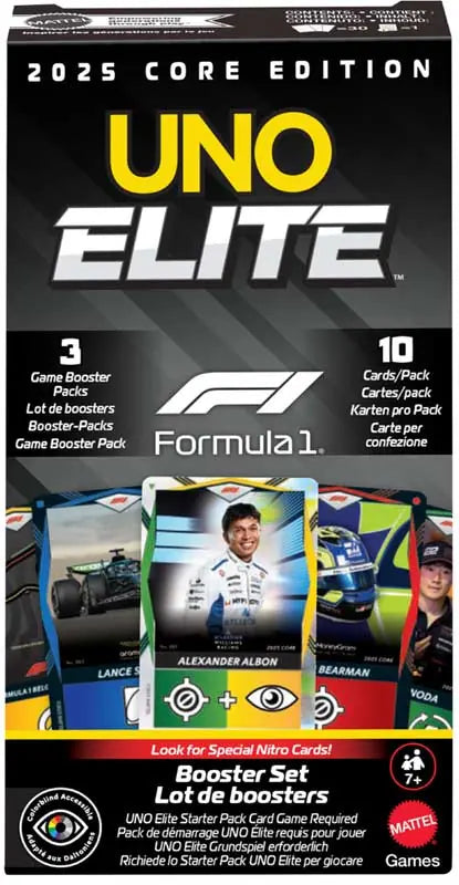 UNO Elite Formula 1 2025 Core Edition Booster Set