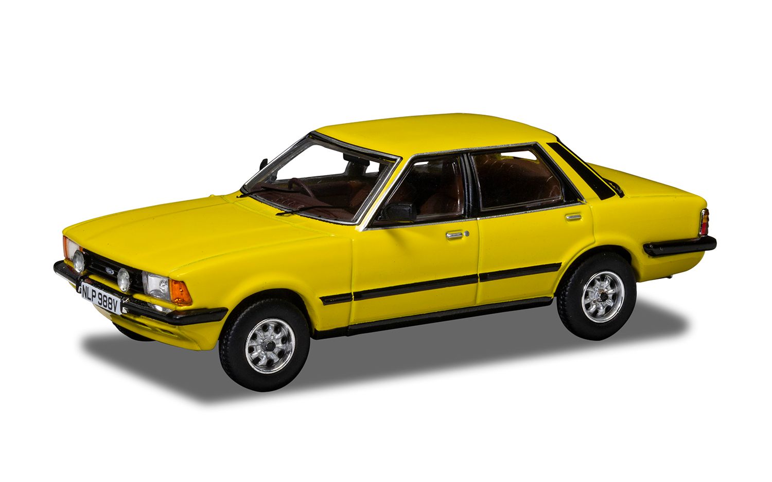 Corgi Ford Cortina Mk5 2.0 GLS Signal Yellow 1:43