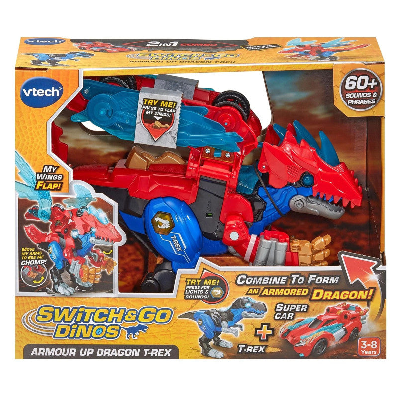Switch & Go Dinos Armour upThe T-Rex