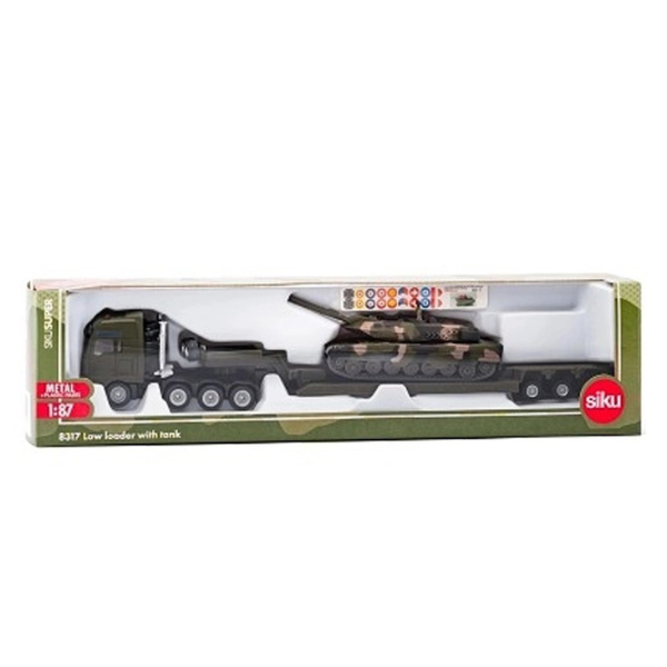 Siku 1:87 Low Loader with Tank