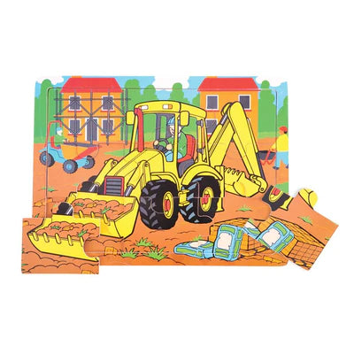 24 Piece Tray Puzzle - Digger