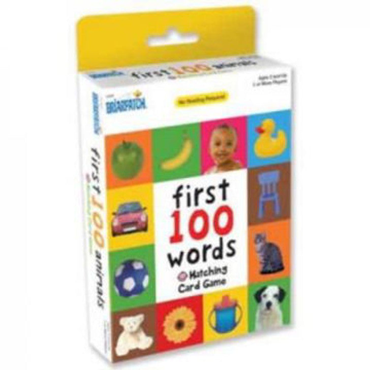 My First 100 Words Matching Card Game