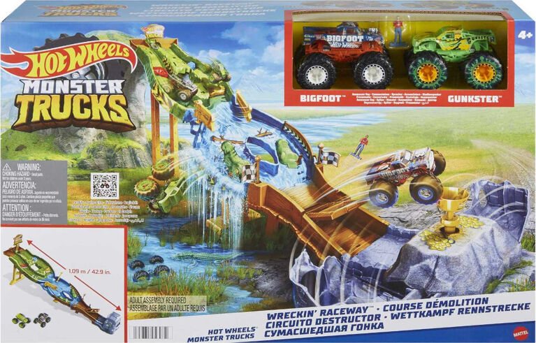 Hot Wheels Monster Trucks Wreckin Raceway