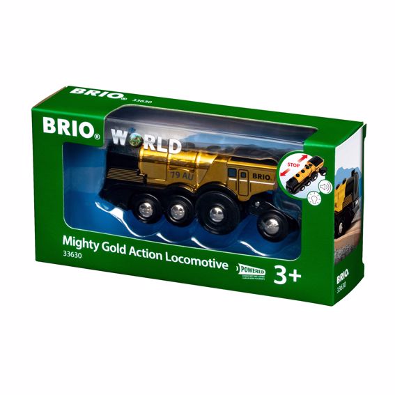Brio Mighty Gold Action Locomotive