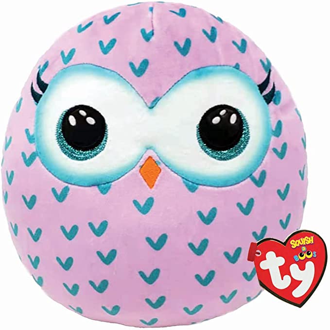 TY Winks Owl Squish a Boo 10"