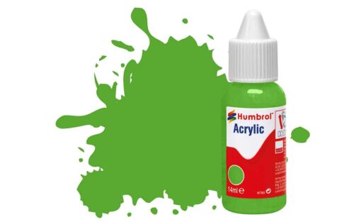 Humbrol Acrylil 208 Fluorescent Signal Gree