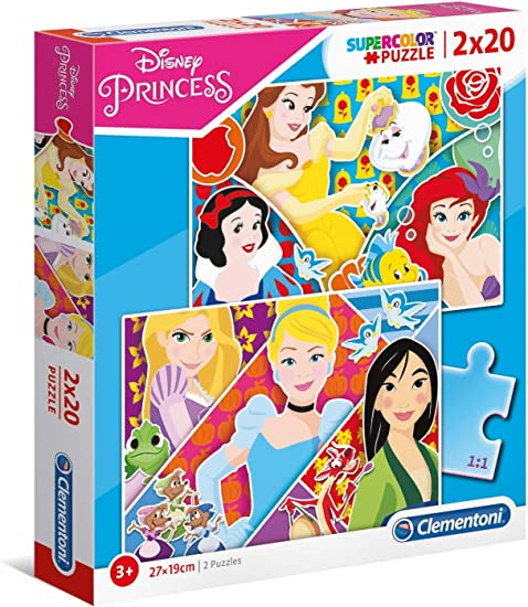 Clementoni Disney Princess 2x20 Piece Jigsaw