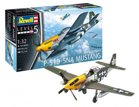 P-51D-5NA Mustang early version 1:32 Scale Kit