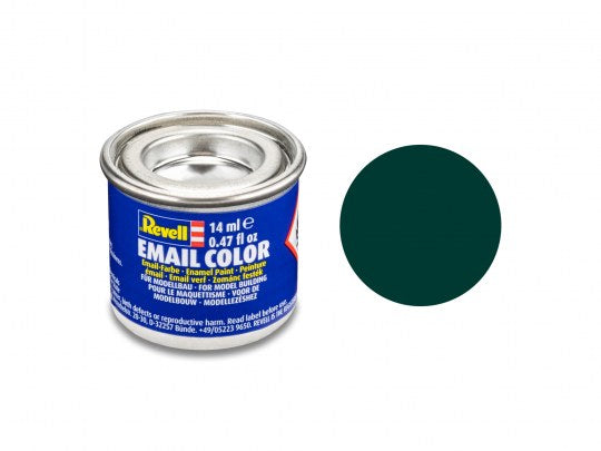 Matt Black-Green Color Enamel 14ml