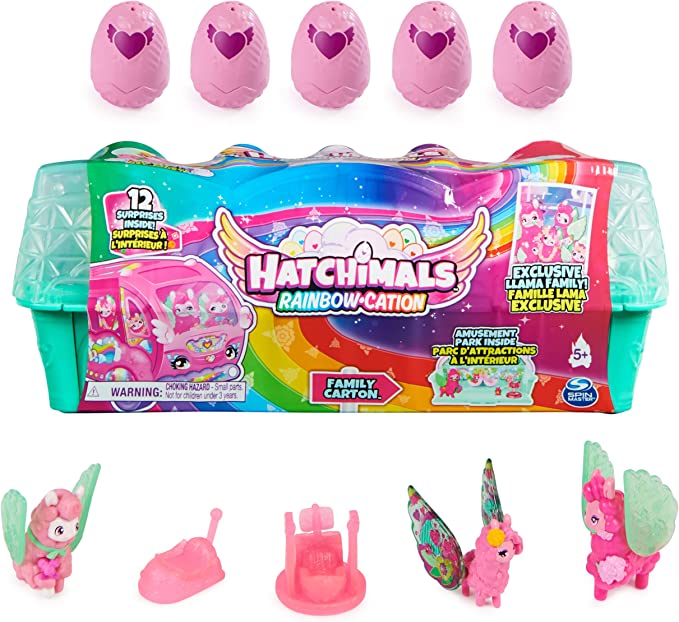 Hatchimals RainbowCation Llamas Family Pack