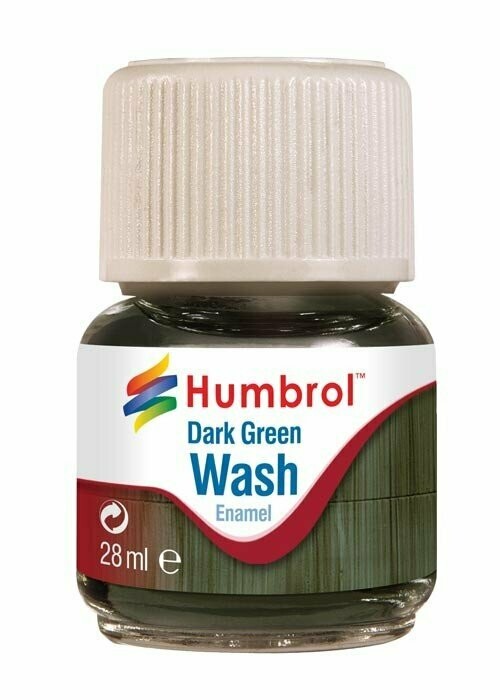 Enamel Wash Dark Green 28Ml