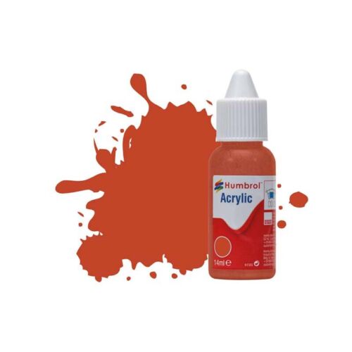 Humbrol Acrylic 100 Red Brown Matt