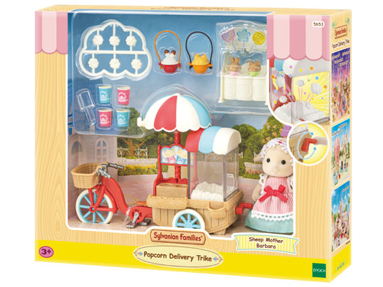 Sylvanian Families Popcorn Delivery Trike