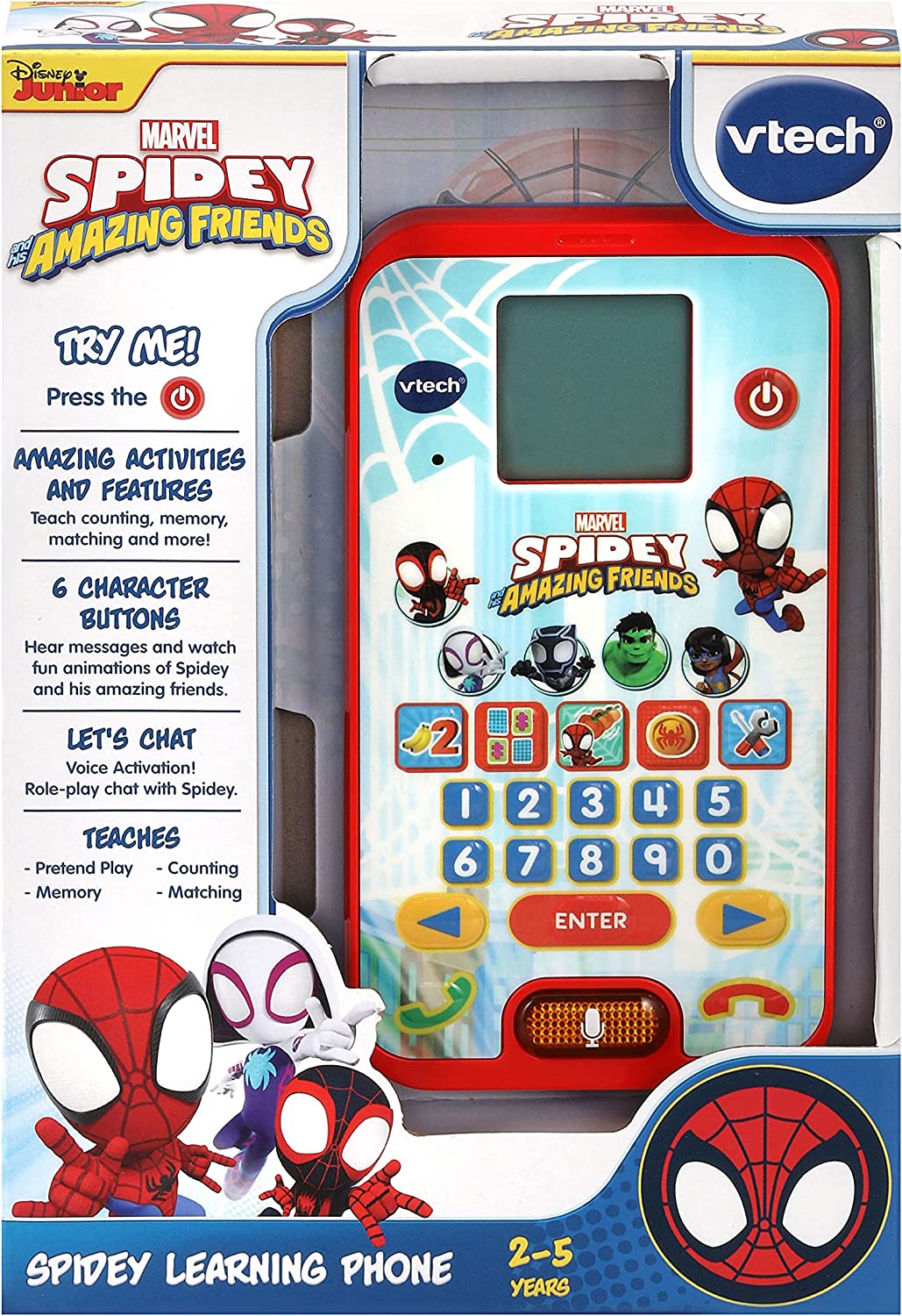 VTech Spidey and his amazing Friend Learning Phone