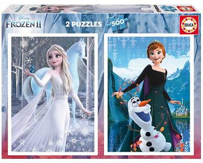 Frozen 2x 500 Piece 2 pack Jigsaw Puzzle