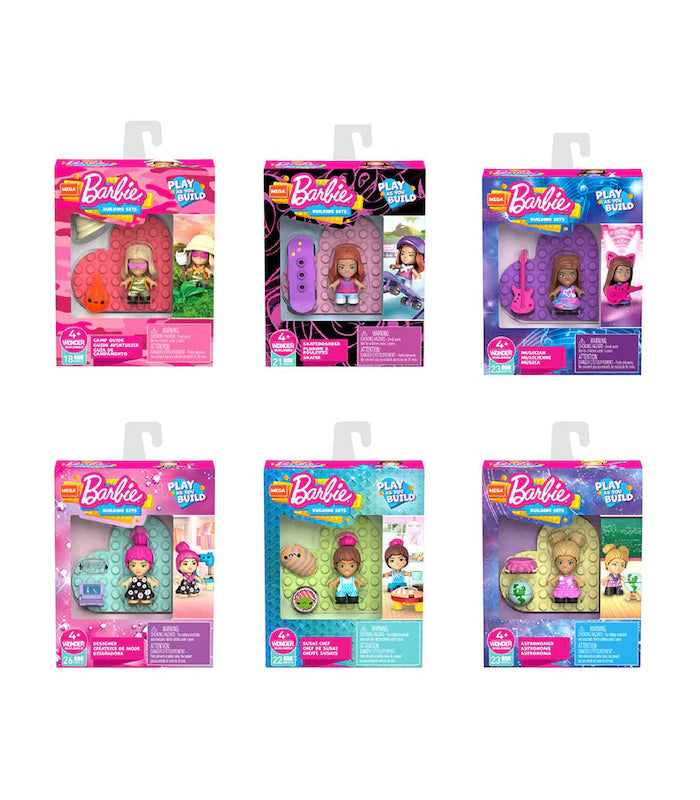 Barbie Play as you Build Assorted
