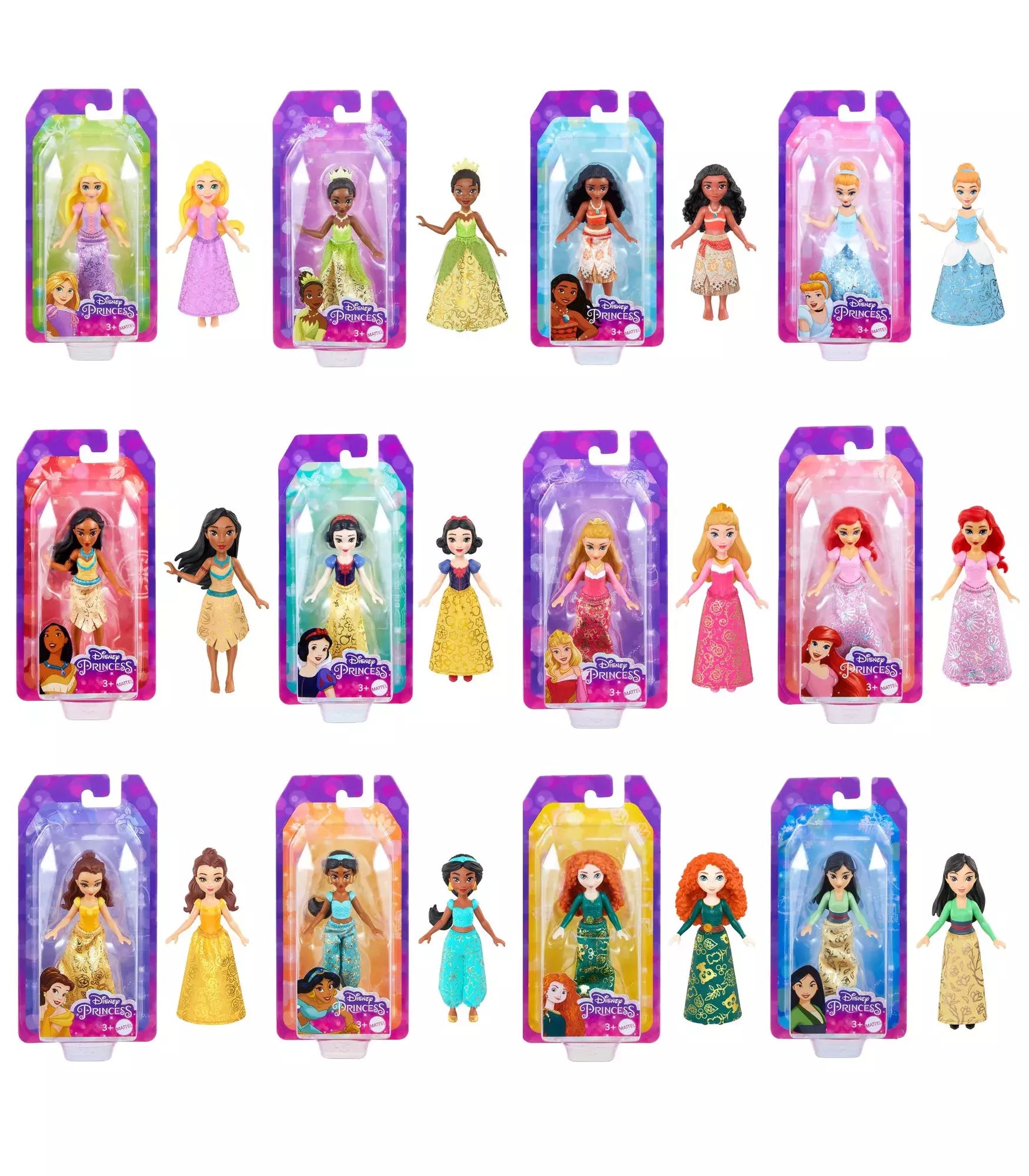 Small top princess figures