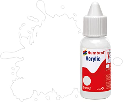 Humbrol Acrylic 130 White Satin