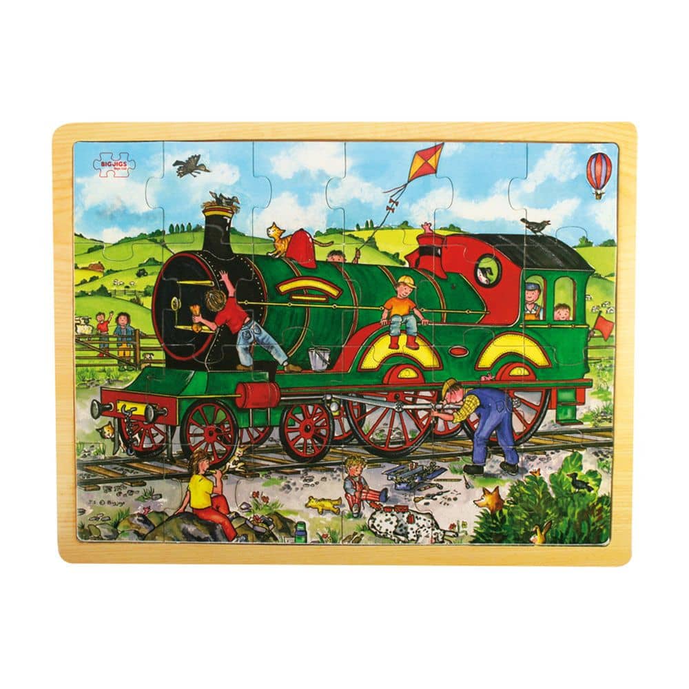 24 Piece Tray Puzzle - Train