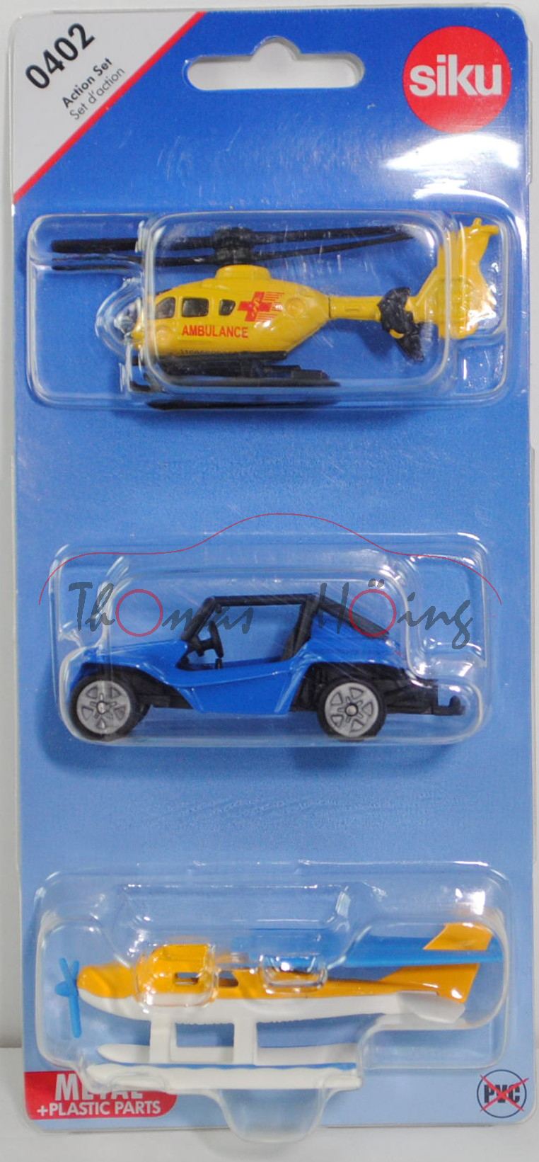 Siku 3 Action Vehicle Blister Pack