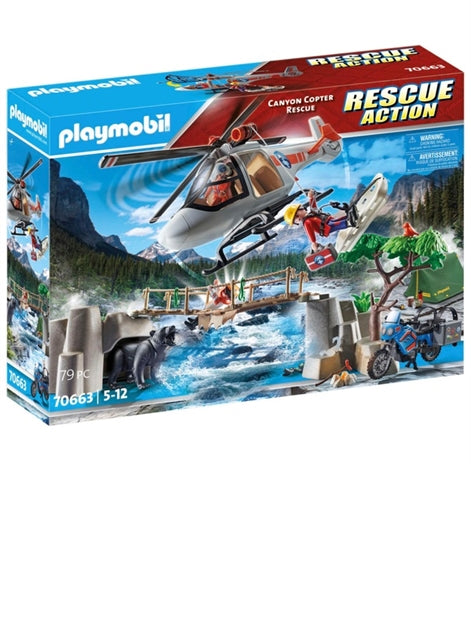 Playmobil Rescue Action Canyon Copter Rescue