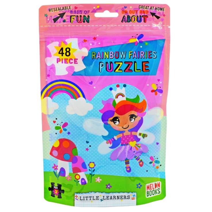 Rainbow Fairies 48 Piece Puzzle Bag