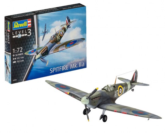 Spitfire Mk.IIa 1:72 Scale Kit