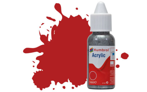 Humbrol Acrylic 153 Insignia Red - Matt