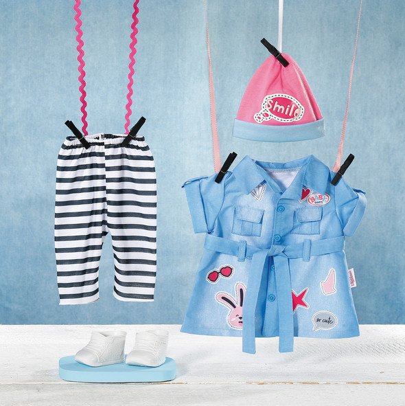 BABY Born Delux Jeans Dress 43cm
