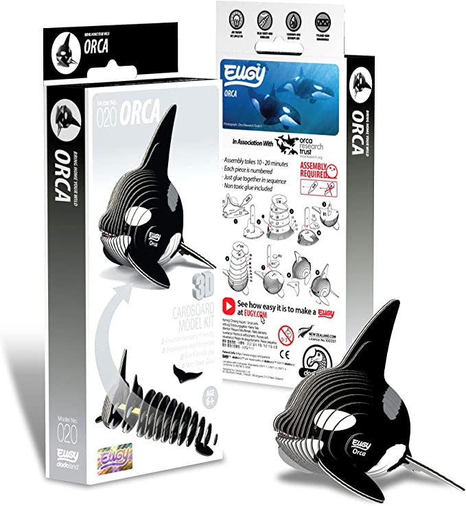 EUGY Orca Whale 3D Puzzle