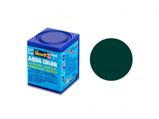 Matt Black-Green Aqua Color Acrylic 18ml