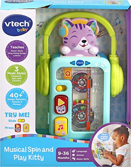 VTech Musical Spin and Play Kitty