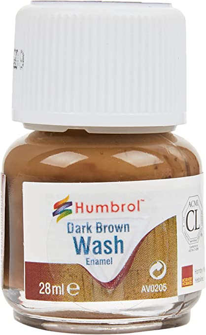 Enamel Wash Brown 28ml