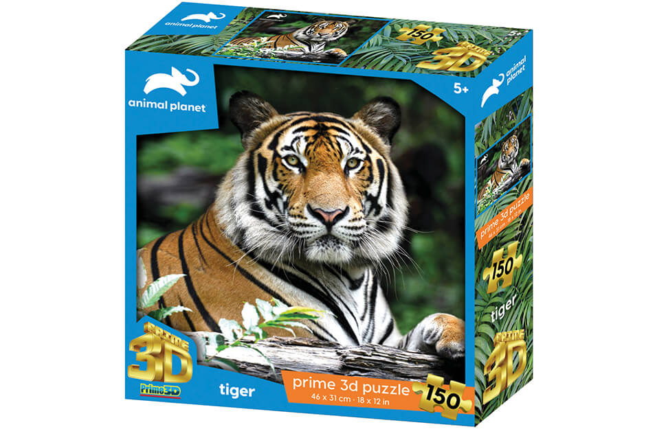 Tiger 150 Piece 3D Jigsaw