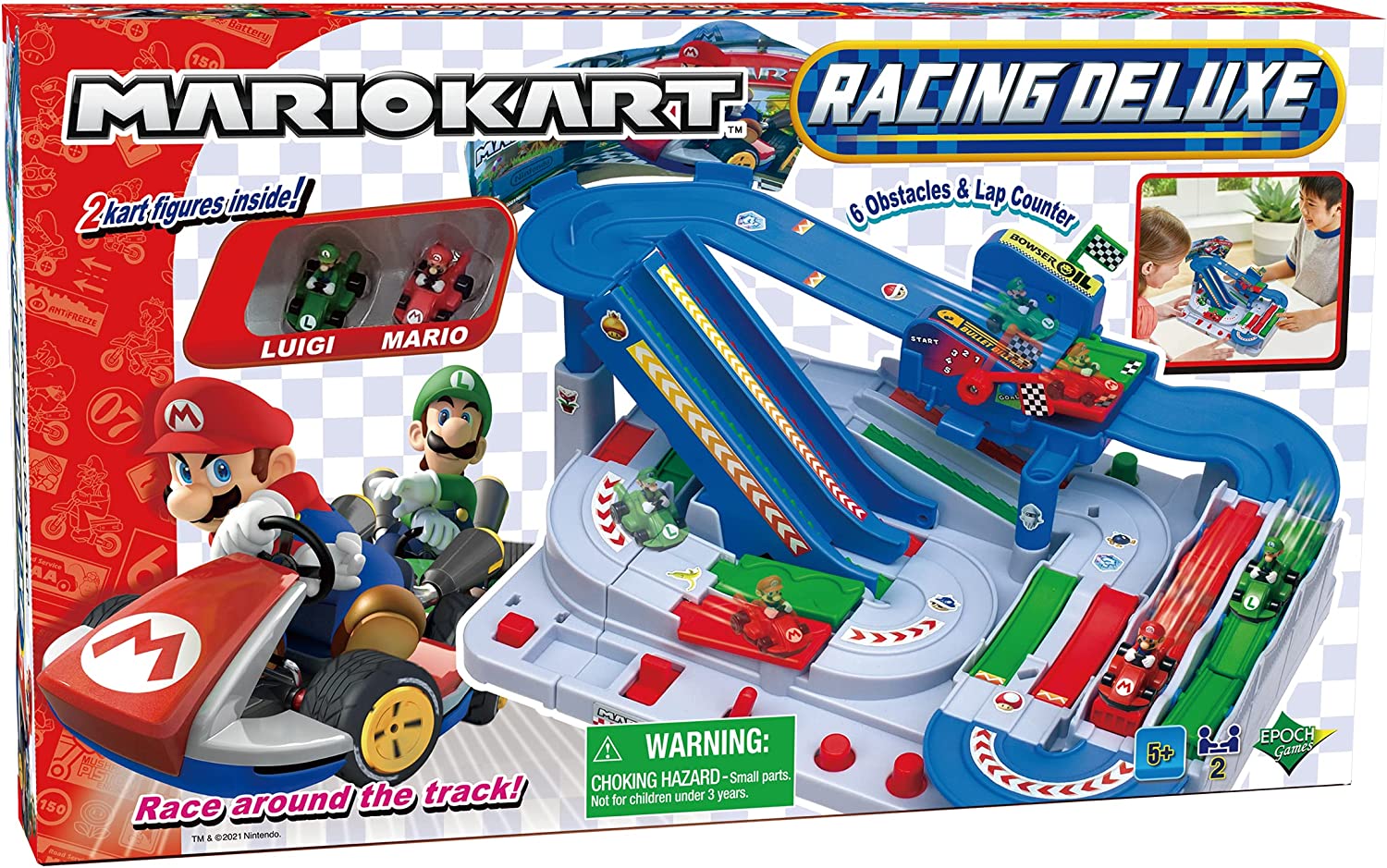 Super Mario Kart Delux Racing Set