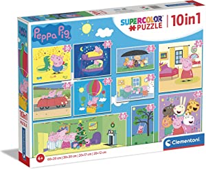 Clementoni Peppa Pig 10 in 1 Jigsaw Puzzle Set