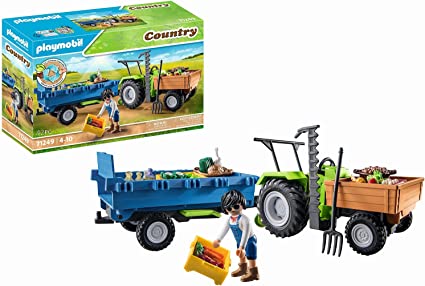 Playmobil Harvester Tractor with Trailer - Main Image