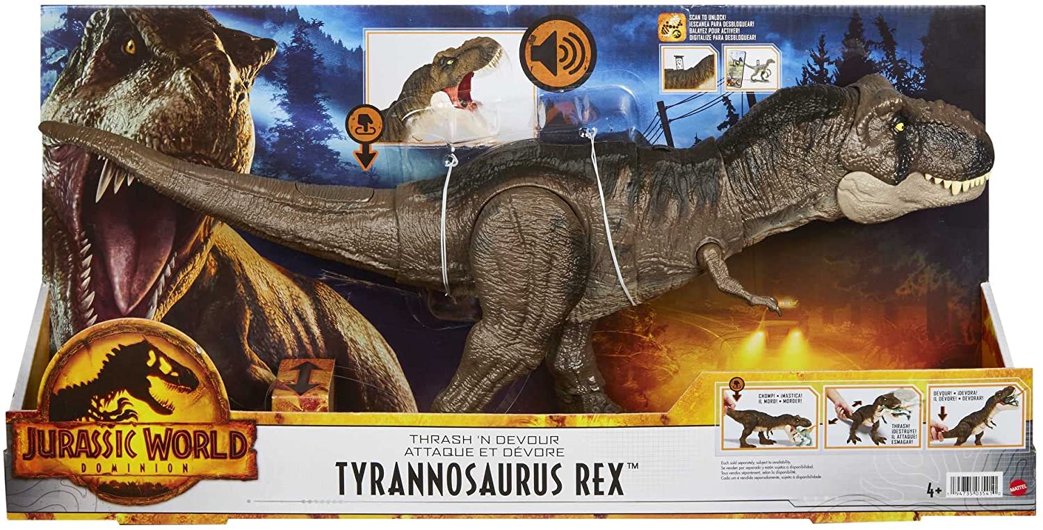 Tyrannosaurus Rex Mattel FMM63  Iron man de lego, Dinosaurios juguetes,  Dinosaurios